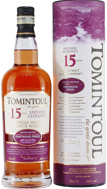 Tomintoul 15 anni Old Portwood Finish - 70cl - Astucciato