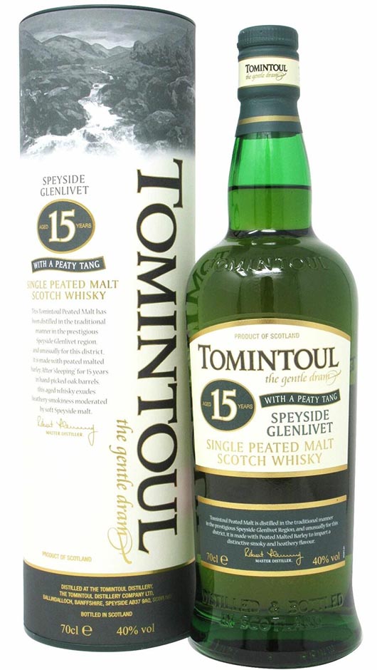 Tomintoul 15 anni Peaty Tang - 70cl - Coffret