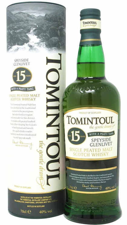 Tomintoul 15 anni Peaty Tang - 70cl - Astucciato