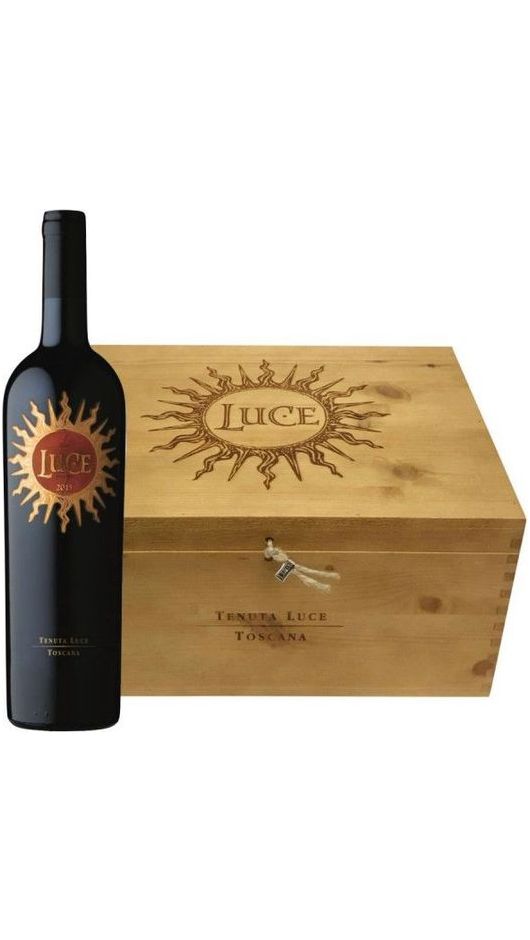 Toscana IGT 3 Bottiglie - Cassa di Legno - Luce