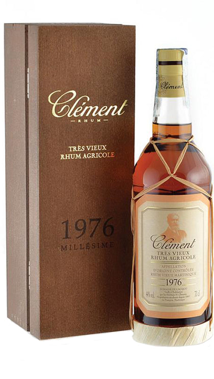 Très Vieux Rhum 1976 - Bottiglia Numerata Cassa Legno 70cl - Clement