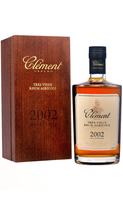 Très Vieux Rhum 2002 - Bottiglia Numerata Cassa Legno 70cl - Clement
