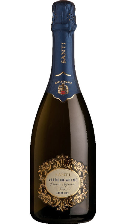 Valdobbiadene Prosecco Superiore DOCG Extra Dry  - Magnum - Eingepackt - Santi
