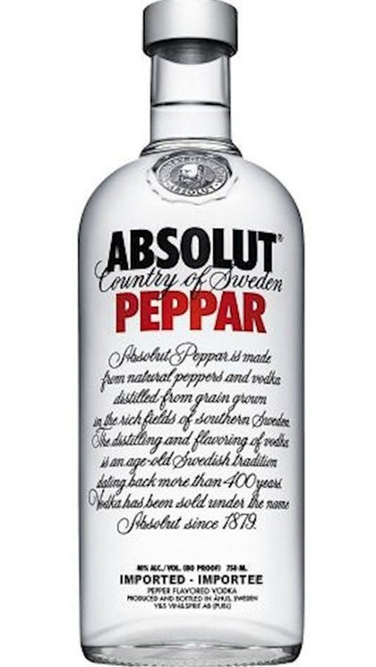 Vodka Absolut Peppar 100cl