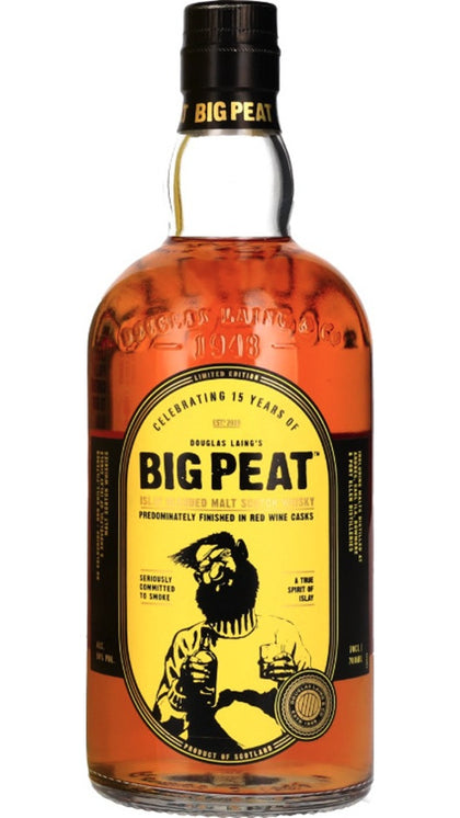 Whisky D.Laing's Big Peat Islay 15th Anniversary 70cl - Geschenkbox