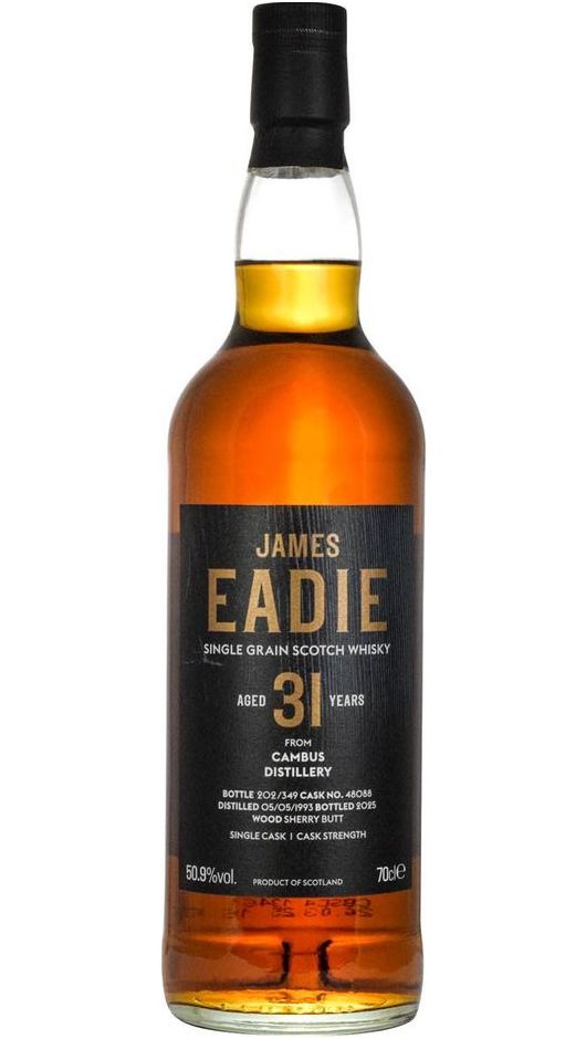 Whisky Cambus 31 Years Old James Eadie 1993-25 70cl