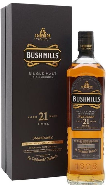Whiskey Bushmills Single Malt 21 anni - Deluxe - Montenegro