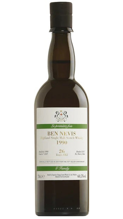 Whisky Ben Nevis Signatory 26 Years 1990 Sherry Cask 70° Anniversario 70cl