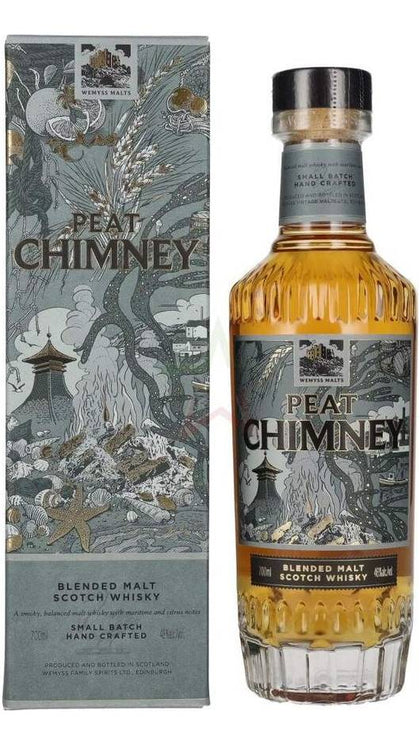 Whisky Blended Peat Chimney 70cl - Astucciato - Wemyss