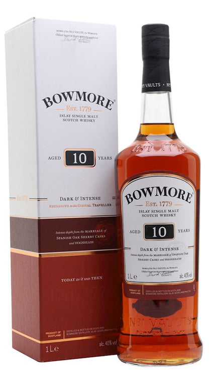 Whisky Bowmore 10 Years 100cl - Giftbox