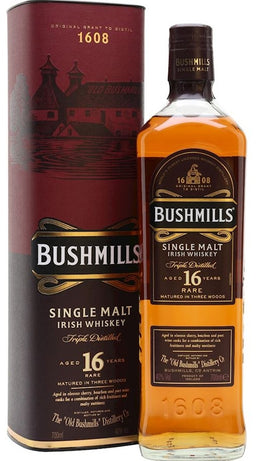 Whisky Bushmills Irish 16 Anni Single Malt 70cl - Tubo