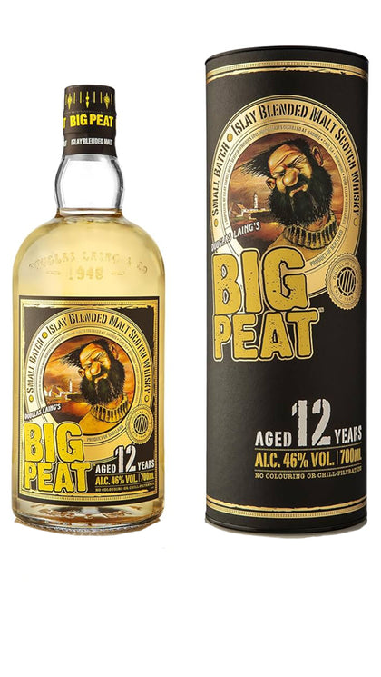 Whisky D.Laing'S Big Peat Islay 12 Years 70cl - Geschenkbox