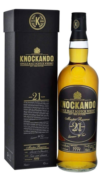 Whisky Knockando 21Y 1994 Master Reserve 70cl - Giftbox