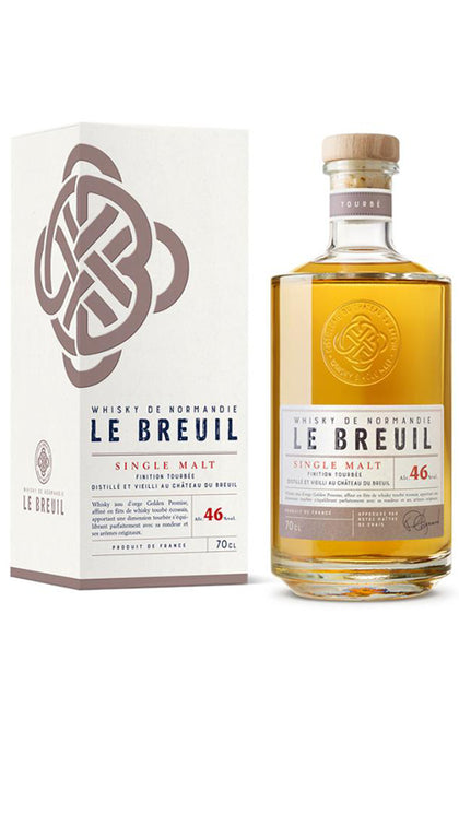 Whisky Le Breuil Single Malt Finition Tourbée - Coffret 70cl - Le Breuil