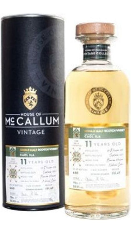 Whisky Caol Ila 11yo Bourbon Hogshead 2010 70cl - House of Mccallum