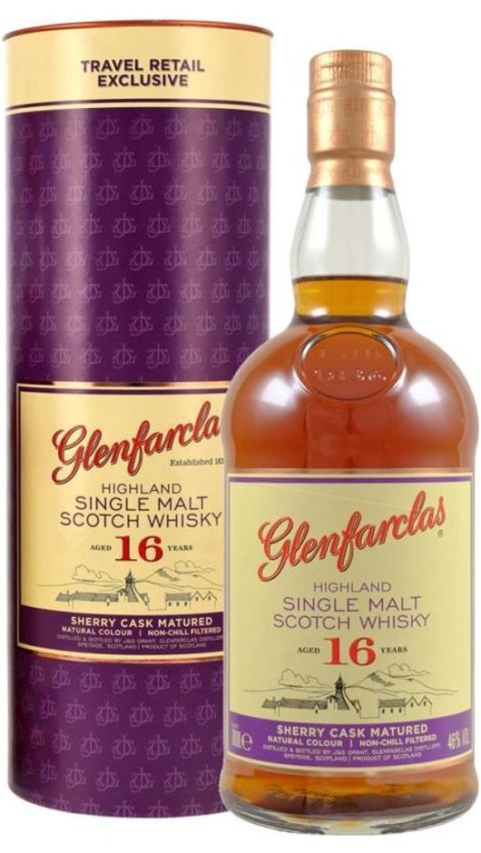 Whisky Glenfarclas 16Y 70cl Tubo