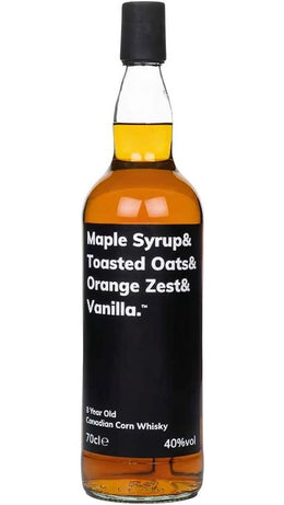 Whisky Maple Syrup & Toasted Oats & Orange Zest & Vanilla 6yo 70cl - & Whisky