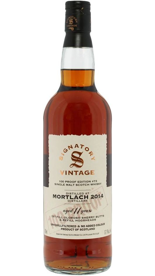 Whisky Mortlach 2014 11 YO 100 Proof 70cl - Signatory