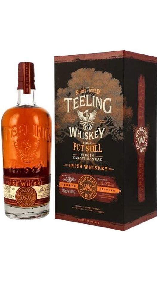 Whisky Single Pot Still Wonder Of Wood Virgin Carpathian Oak 70cl - Astucciato - Teeling