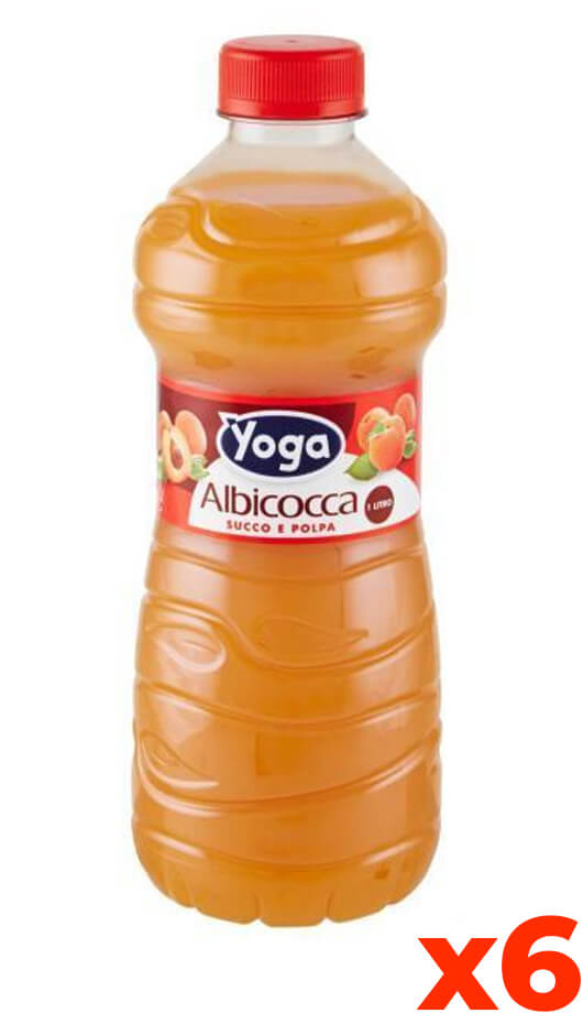 Yoga Albicocca - Pet - Verpackung cl. 100 x 6 Flaschen