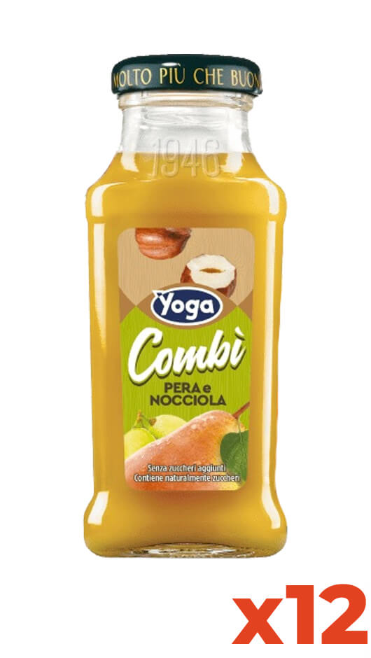 Yoga Pera e Nocciola - Verpackung cl. 20 x 12 Flaschen