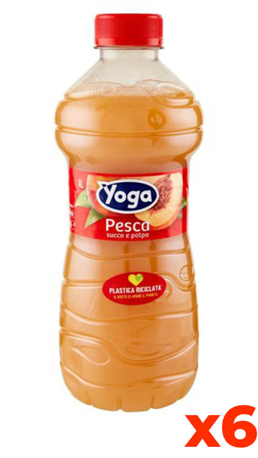 Yoga Pesca - Pet - Verpackung cl. 100 x 6 Flaschen