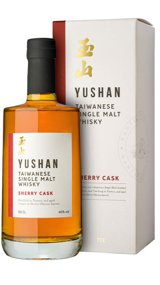 Yushan Sherry Cask Single Malt - Invecchiato 4 Anni 50cl  Boxed - Yushan (Nantou Distillery)