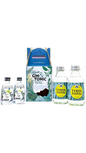 Kit Alpine Gin & Tonic - 2 Gin Z44 5cl + 2 Tyrol Tonic Water - Roner