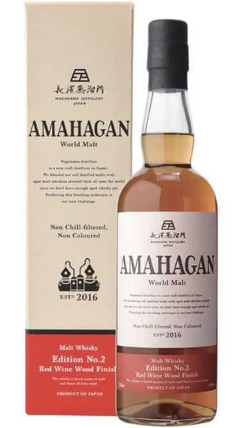 Whisky Edition Nr. 2 Red Wine Wood Finish 70cl - Amahagan