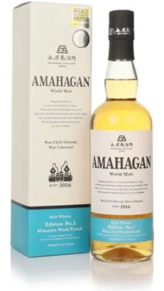 Whisky Edition Nr. 3 Mizunara Wood Finish 70cl - Amahagan