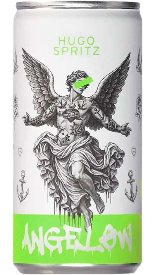 Angelow Hugo Spritz 20cl - Cassa da 12 Lattine