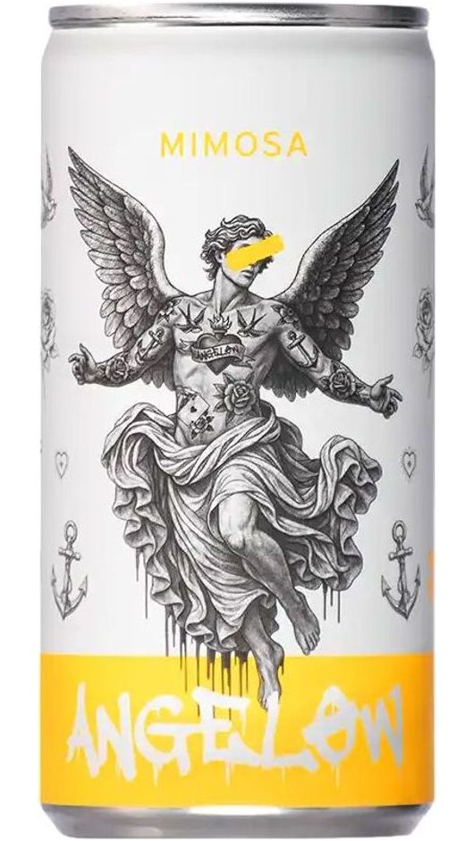 Angelow Mimosa 20 cl - Kiste mit 12 Dosen