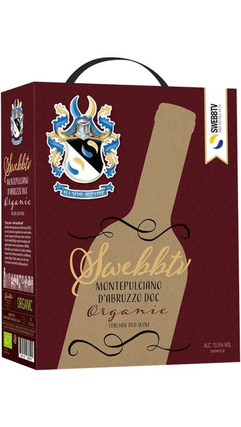 Montepulciano d'Abruzzo DOC Bag-in-Box - 3 litri - Swebbtv - BESCHÄDIGTES ETIKETT