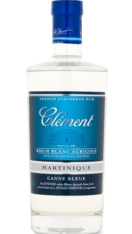Rhum Blanc Agricole "Canne Bleue" 70cl - Clement