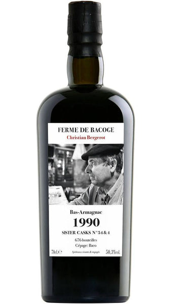 Bas Armagnac Christian Bergerot 1990 Sister Futs N.54 & N.4 70cl - Nomade - Row Spirits