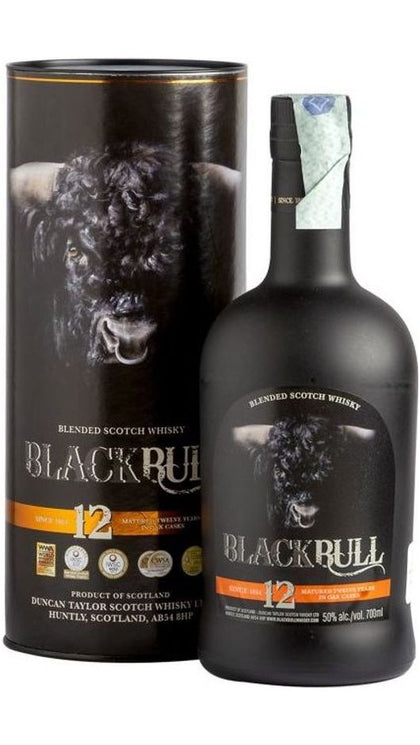 Whisky Black Bull 12 Anni Oak Cask 70cl - Eingepackt