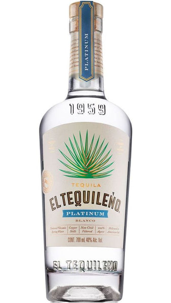Tequila Blanco Platinum 70cl - El Tequileno