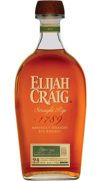 Whisky Elijah Craig Straight Rye 70cl - Heaven Hill Distilleries