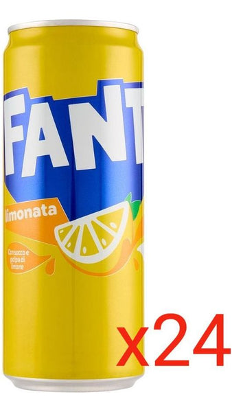 Fanta Lemon Sleek - Confezione 33cl x 24 Lattine