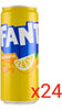 Fanta Lemon Sleek - Packung 33cl x 24 Dosen