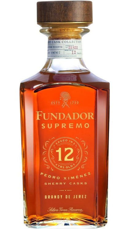 Brandy Supremo 12 70cl - Fundador