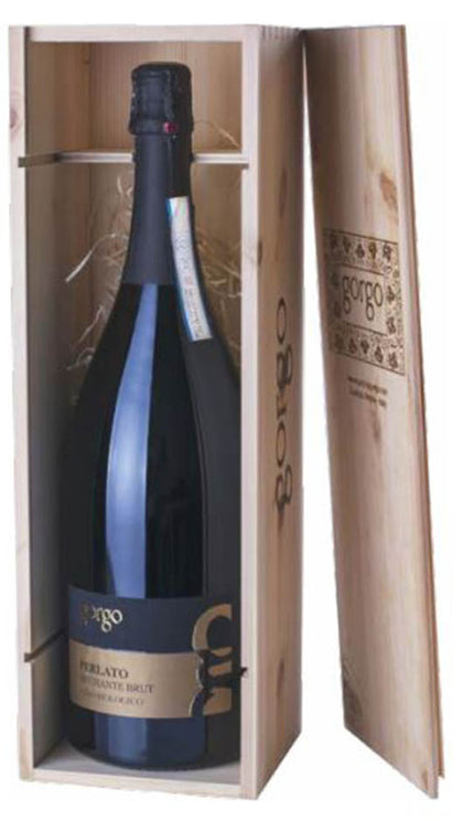 Custoza DOC Spumante Perlato Brut Magnum - Holzkiste - Gorgo