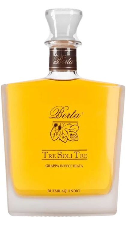 Grappa Nebbiolo 70cl - Tre Soli Tre 2017 - Distilleria Berta