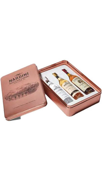 Grappa Bianca, Riserva e Tagliatella 35cl - Astuccio in Latta - Nardini