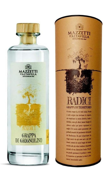 Grappa di Grignolino 50cl - Astucciato - Radici - Mazzetti