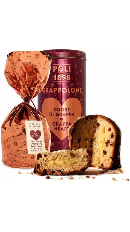 Panettone alla Po’ Moscato - 950gr - Grappolone - Poli