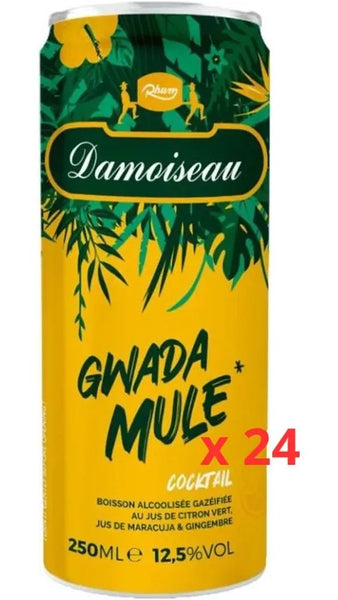 Gwada Mule - Passion Fruit & Zenzero - 25cl x 24 Lattine - Damoiseau