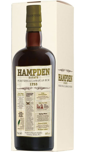 Rum 1753 70cl - Hampden Estate