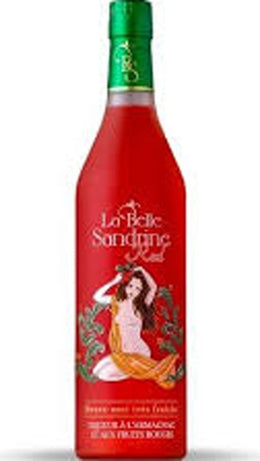 La Belle Sandrine Arm.Liqueur Red 70cl