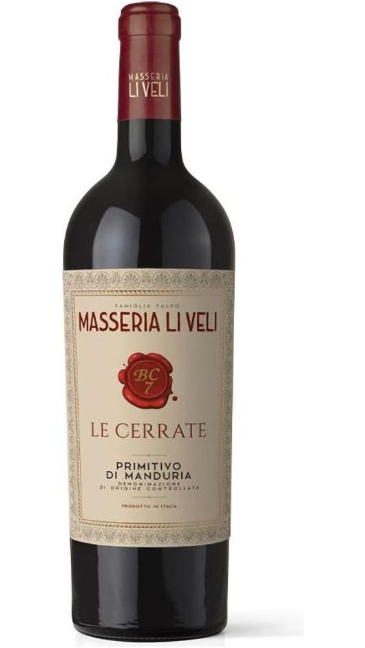 Primitivo di Manduria DOC - Le Cerrate - Masseria Li Veli
